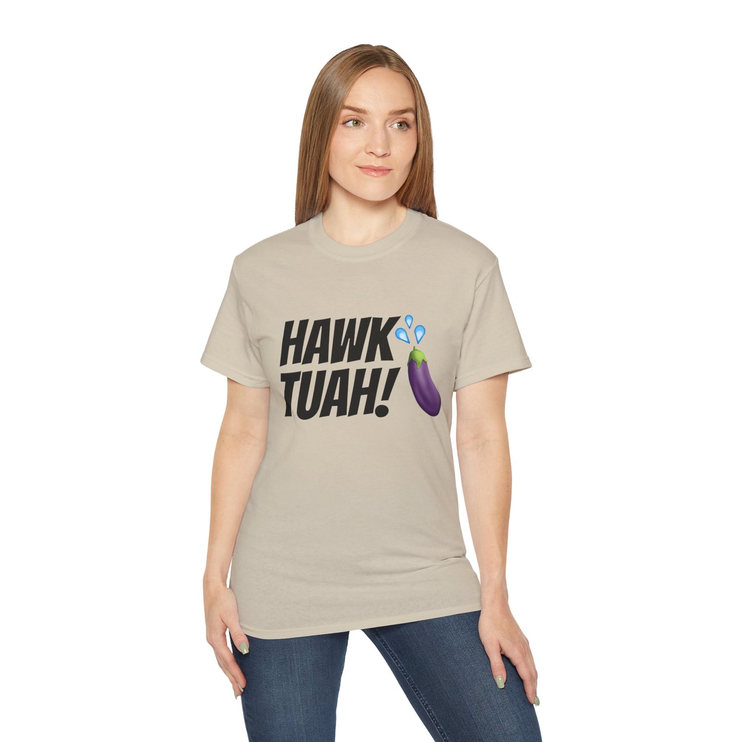 HAWK TUAH! Unisex Cotton Tee