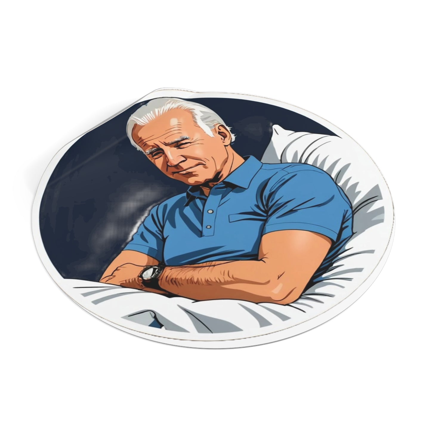 Sleepy Joe Round Sticker