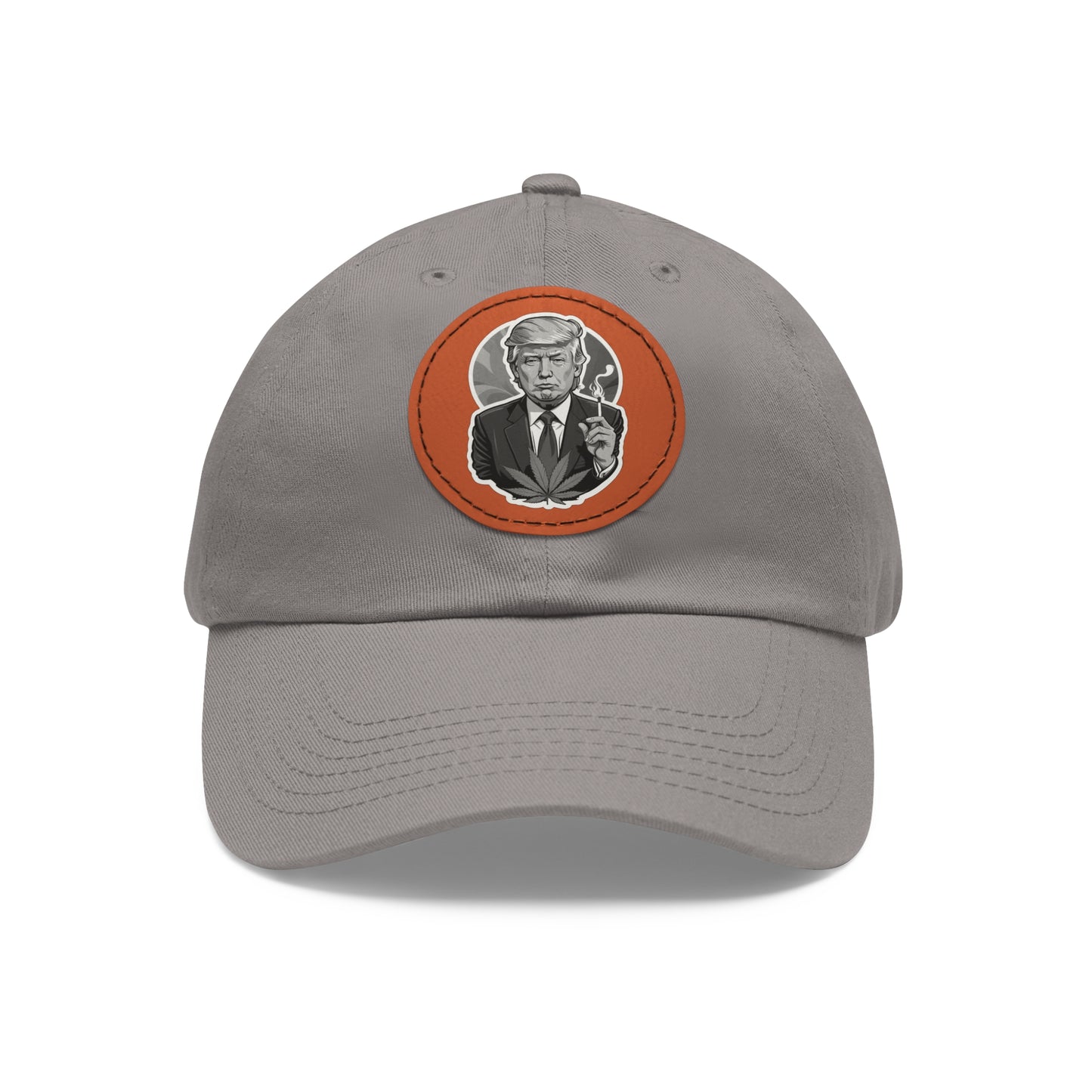 Trump Herbal Leather Patch Hat