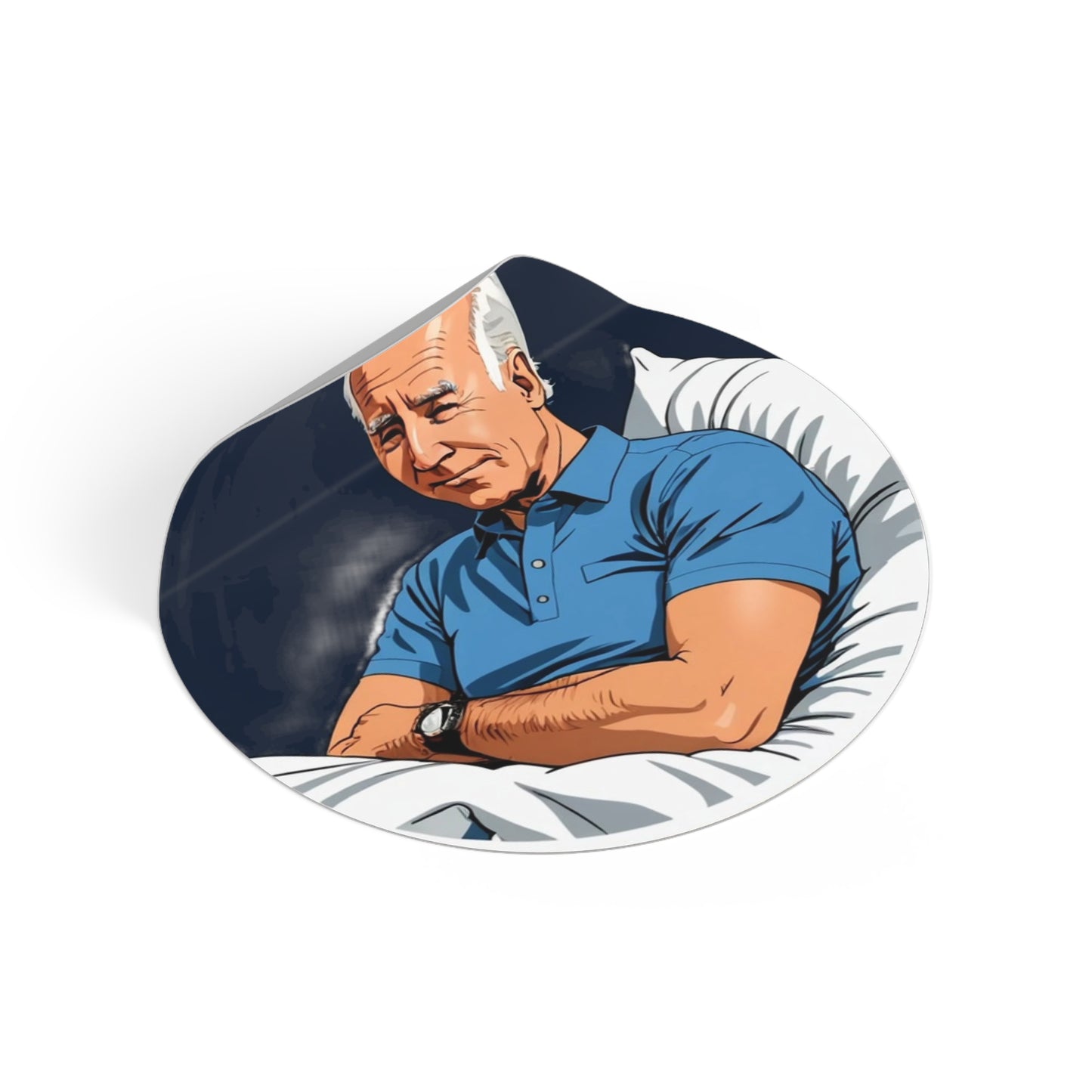 Sleepy Joe Round Sticker