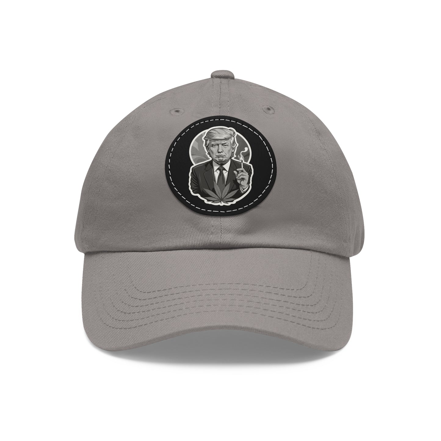 Trump Herbal Leather Patch Hat