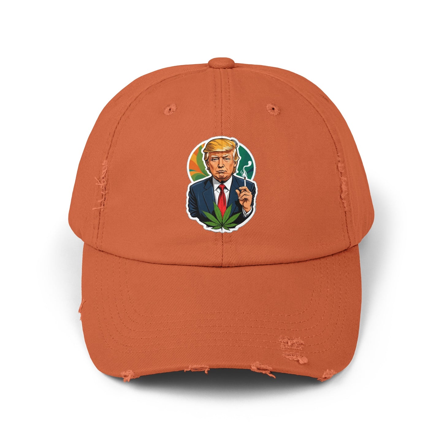 Trump Herbal Distressed Cap