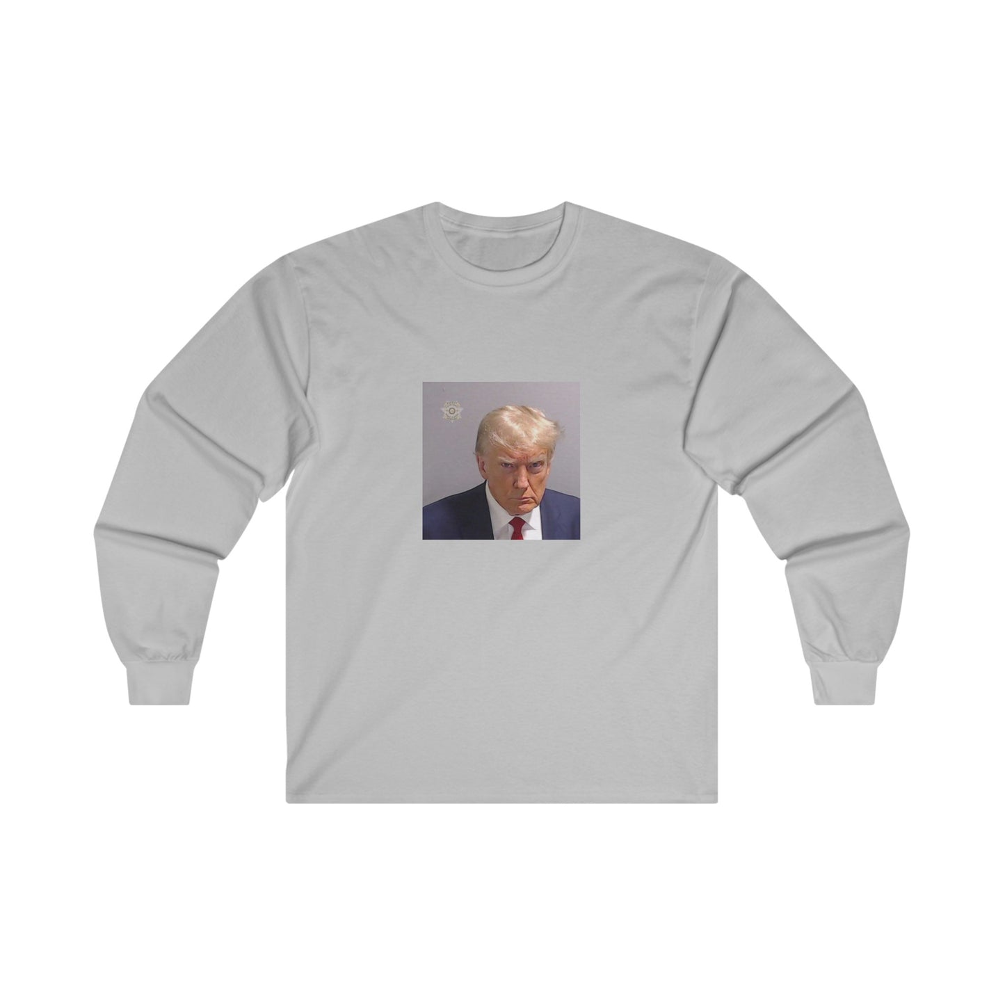 Donald Trump Mugshot LS Long Sleeve Tee All Colors