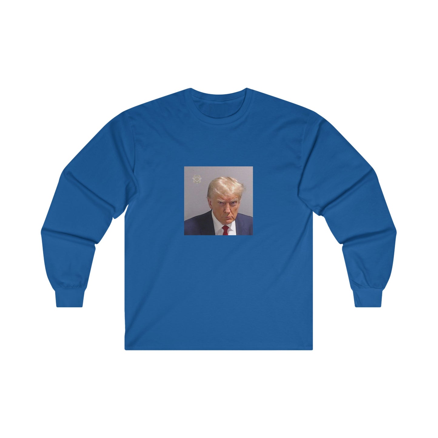 Donald Trump Mugshot LS Long Sleeve Tee All Colors