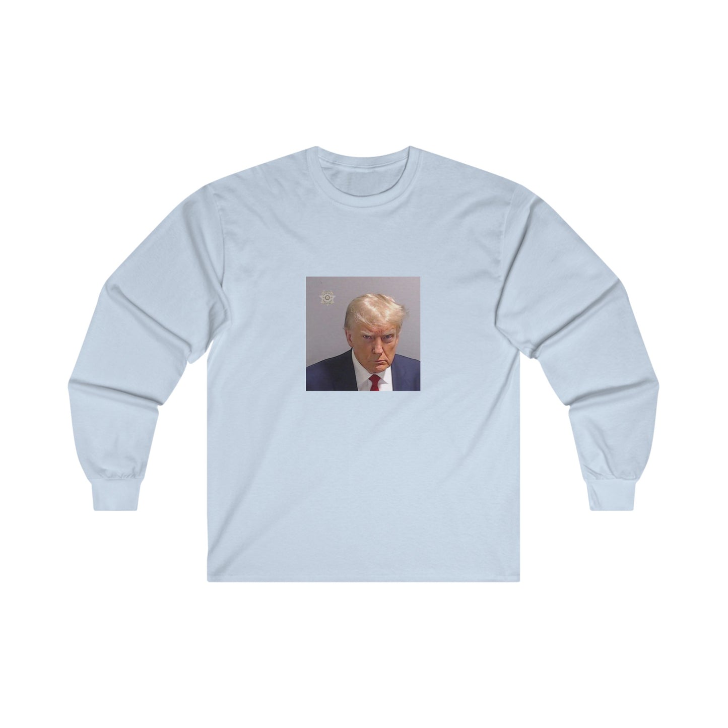 Donald Trump Mugshot LS Long Sleeve Tee All Colors