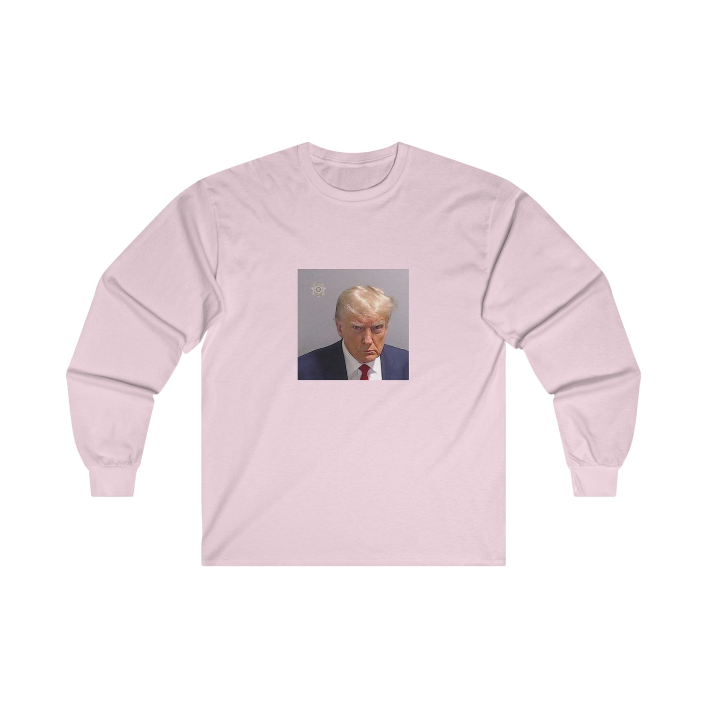 Donald Trump Mugshot LS Long Sleeve Tee All Colors