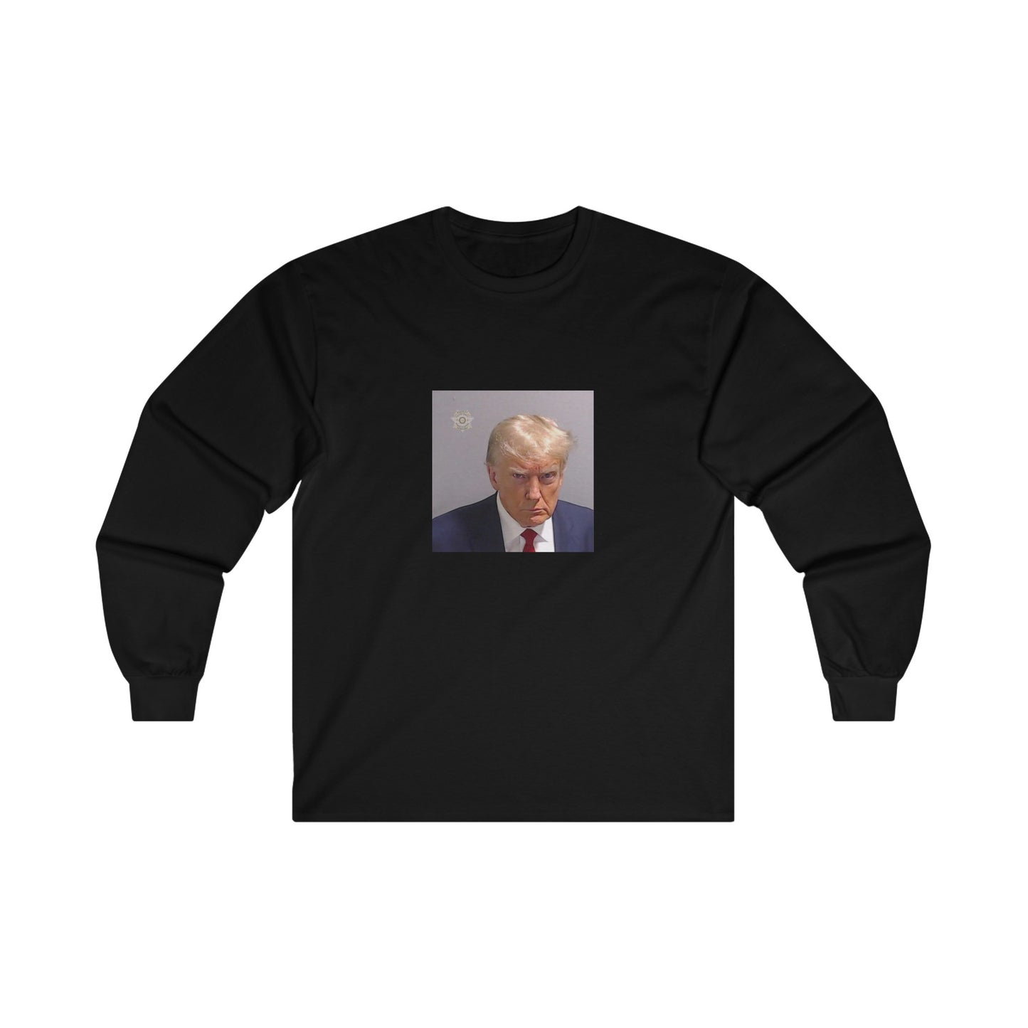 Donald Trump Mugshot LS Long Sleeve Tee All Colors