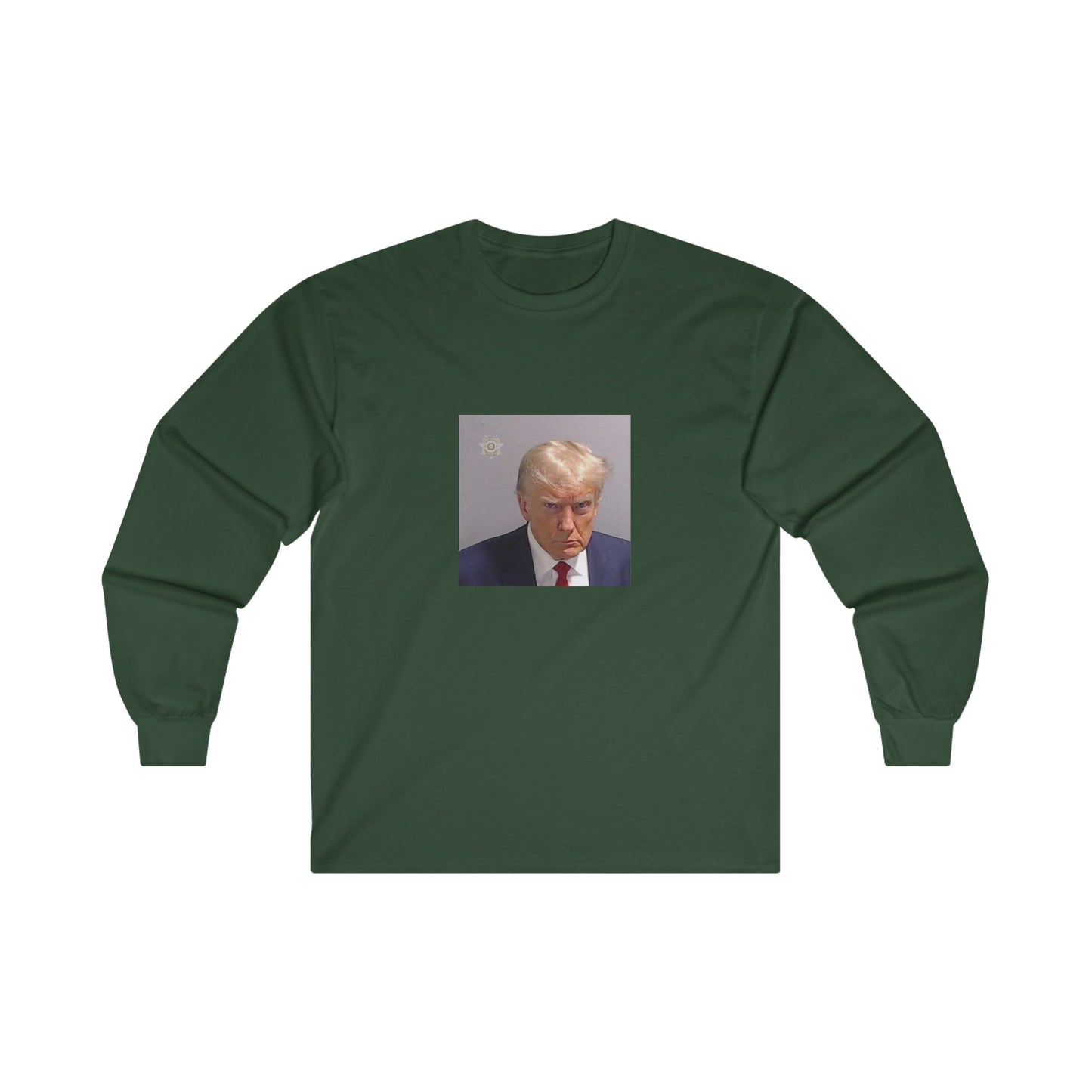 Donald Trump Mugshot LS Long Sleeve Tee All Colors