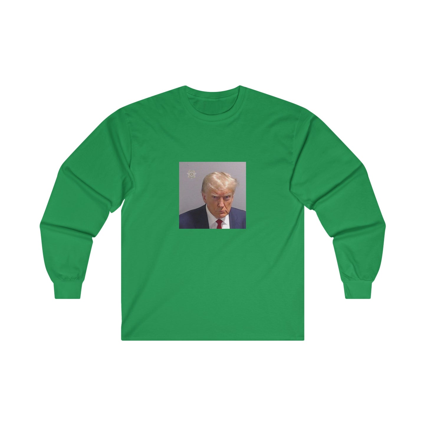 Donald Trump Mugshot LS Long Sleeve Tee All Colors