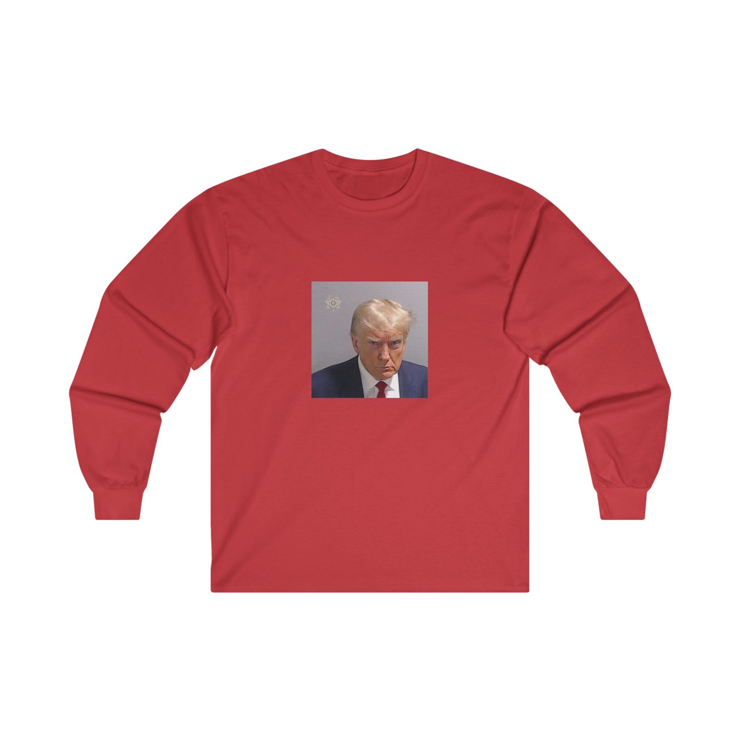 Donald Trump Mugshot LS Long Sleeve Tee All Colors