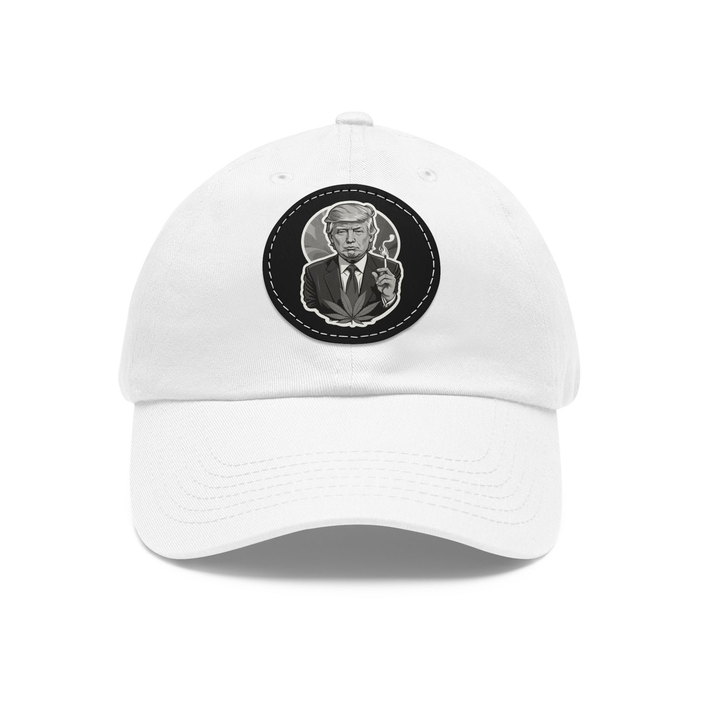 Trump Herbal Leather Patch Hat