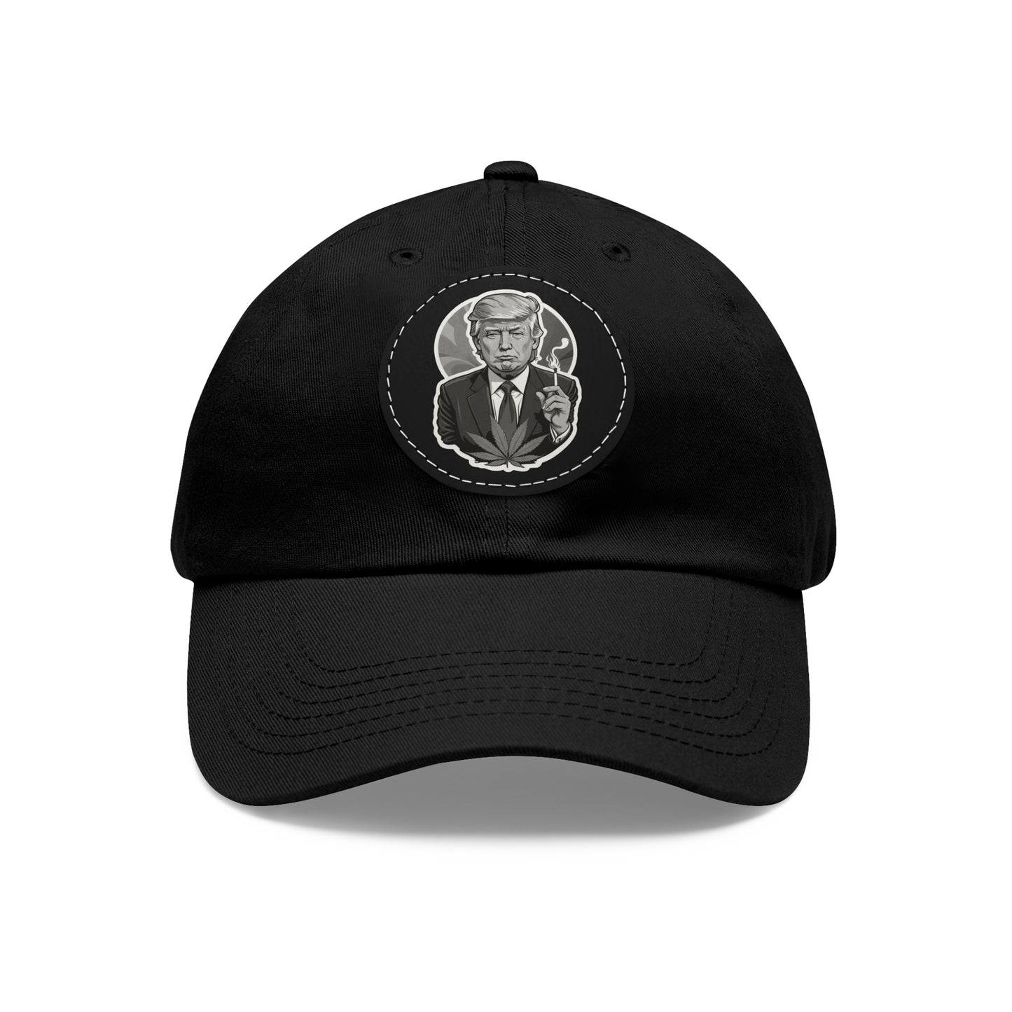 Trump Herbal Leather Patch Hat