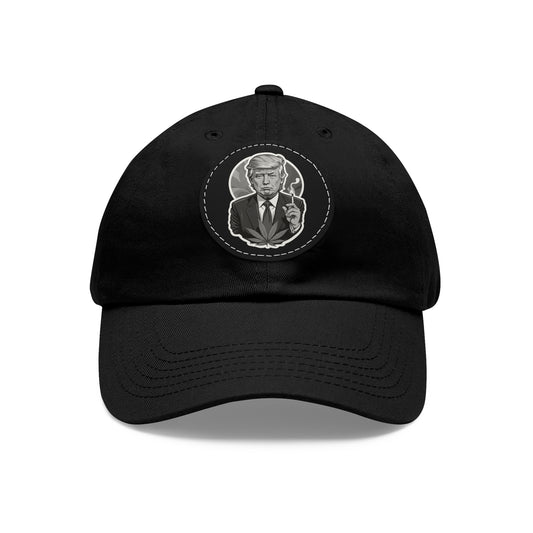 Trump Herbal Leather Patch Hat