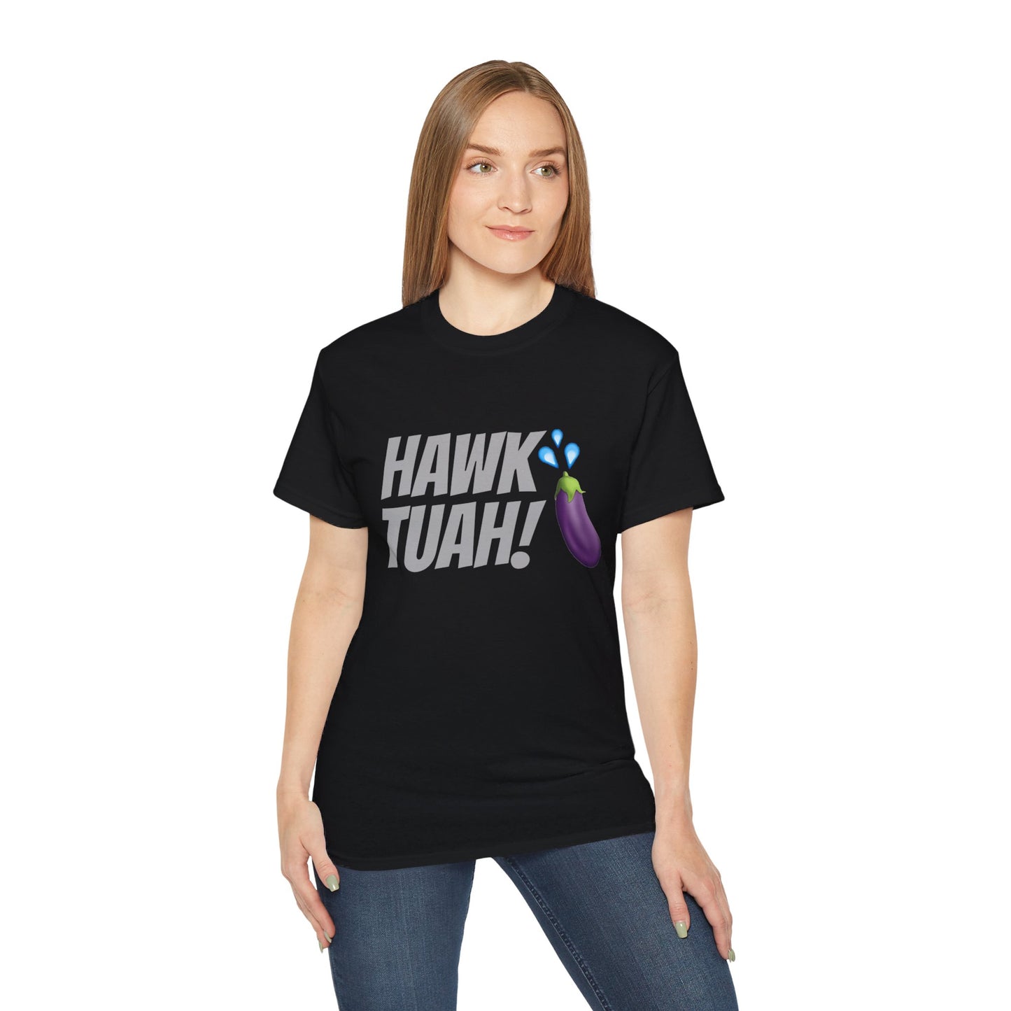 HAWK TUAH! Unisex Cotton Tee