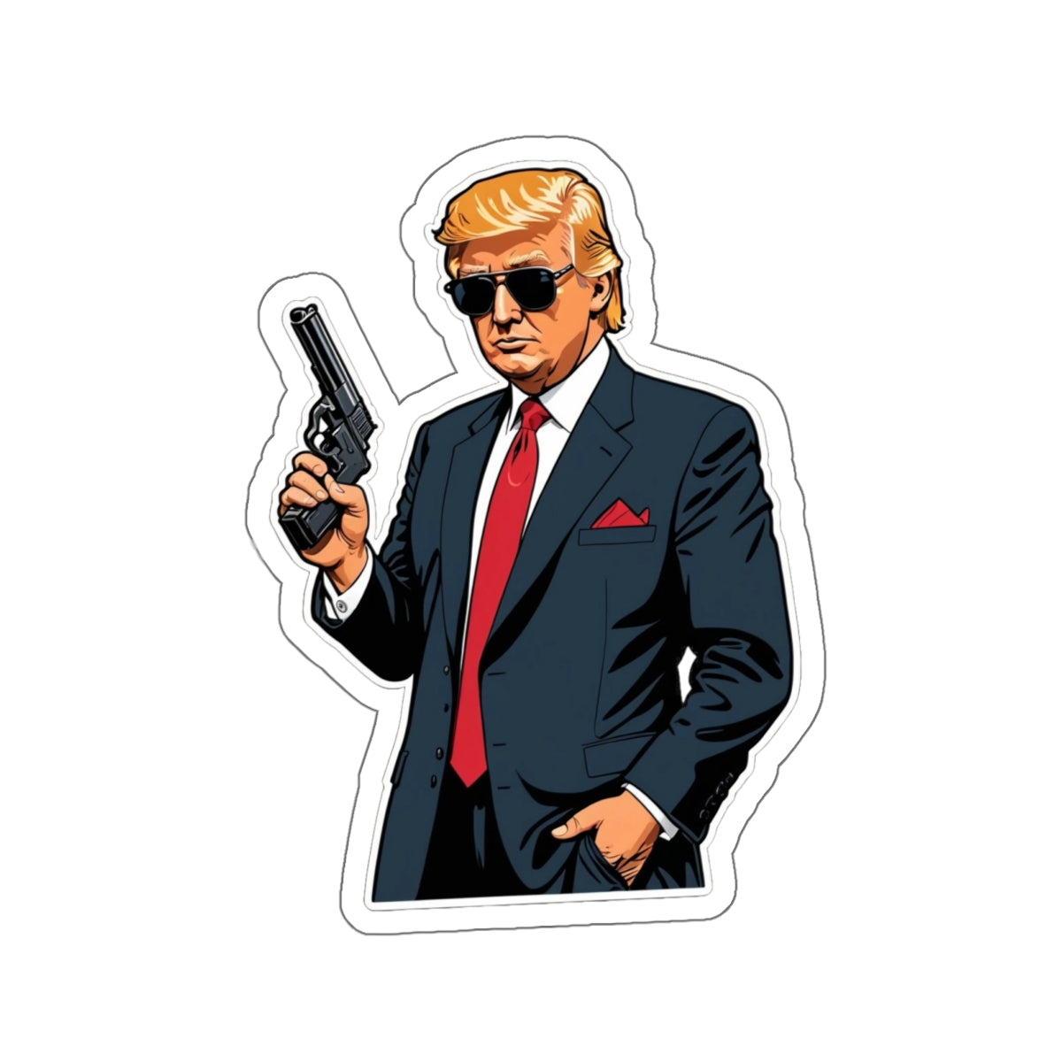 Agent Trump Sticker