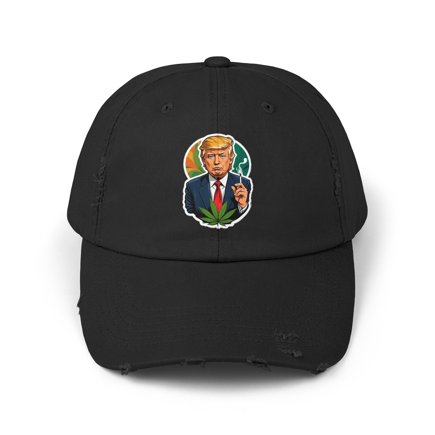 Trump Herbal Distressed Cap