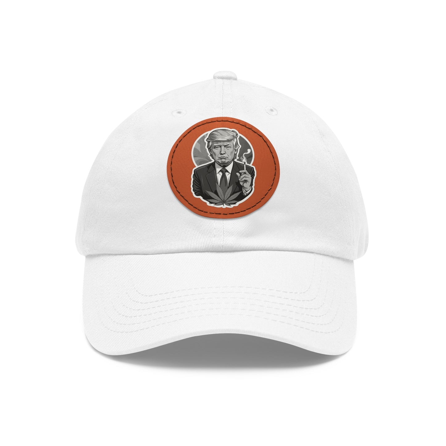 Trump Herbal Leather Patch Hat