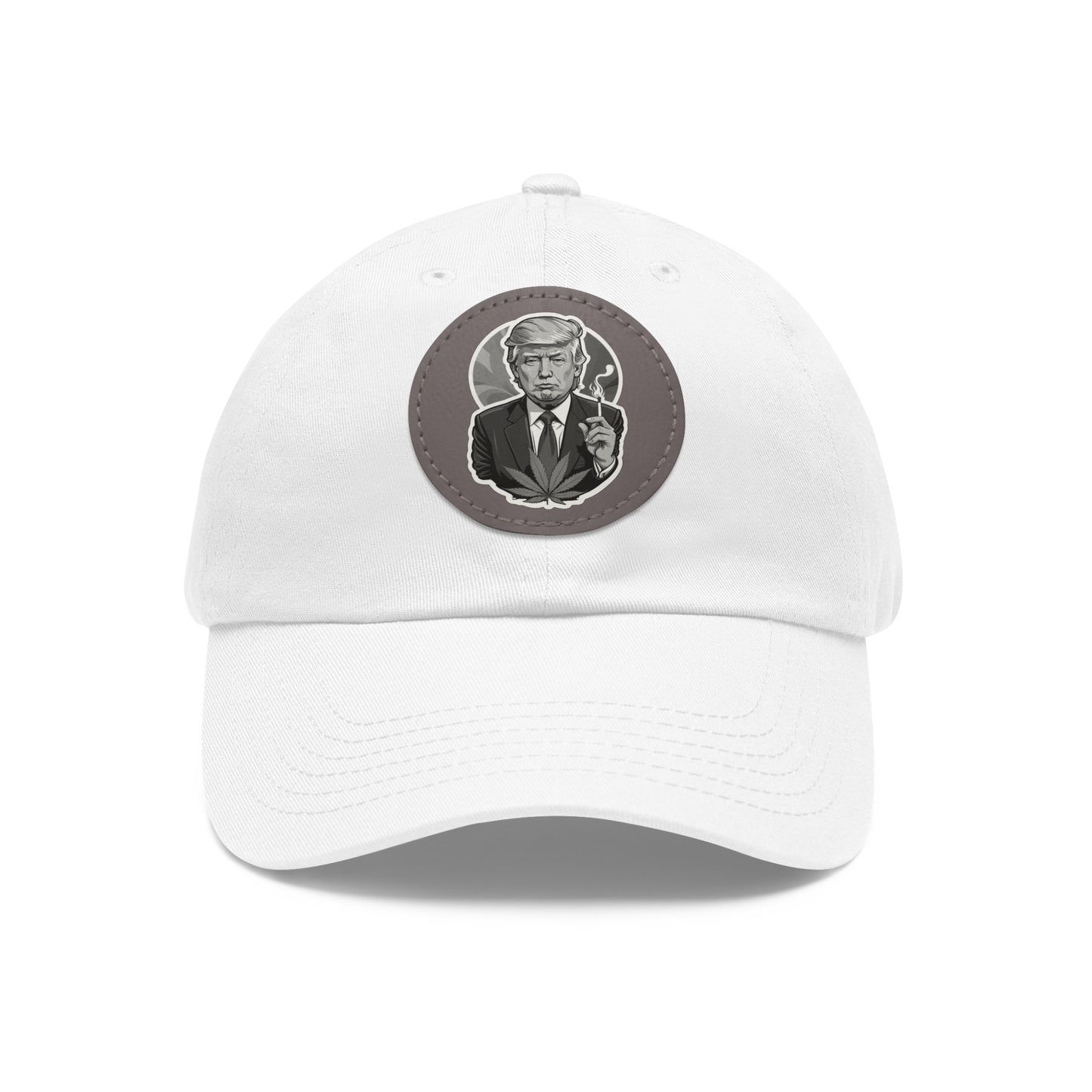 Trump Herbal Leather Patch Hat