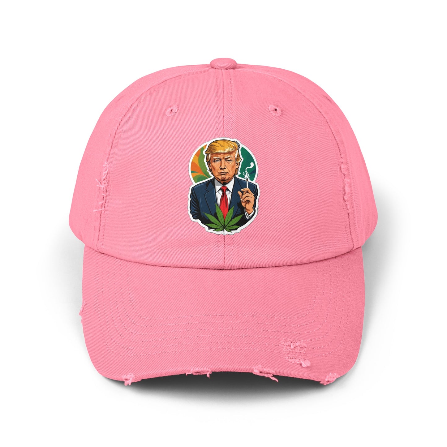 Trump Herbal Distressed Cap